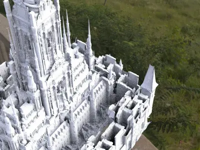 Architecture Angelic High fantasy Collection 1 3D model