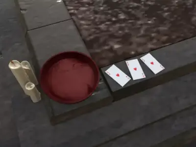 FunnyTomb Low-poly 3D model