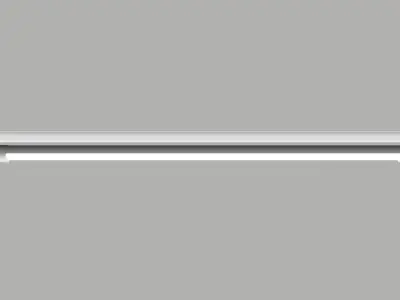 Tube Fluorescent Light - 1 Meter 3D model