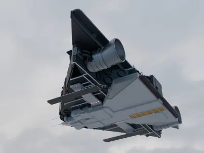 Sprayer Spaceship - 3D-Model 3D model