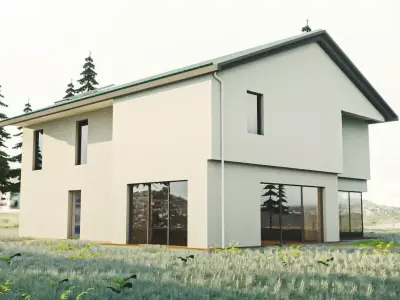 small house Low-poly 3D model purchase