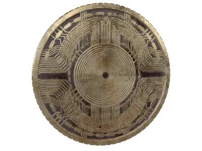 Avalanche Coin v7 005 3D model