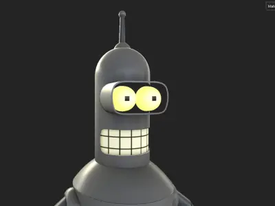 Bender 3D Model Low-poly 3D model