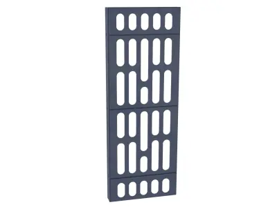 Death Star Wall Panel - C - 1-12 scale Blackseries Free 3D print model