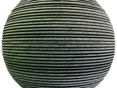 Ribbed Concrete wall 01- Seamless Texture