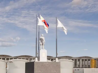 Rizal Statue 3D model