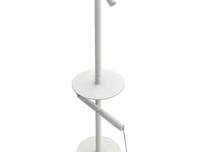 Flamingo Floor Lamp Low-poly 3D model