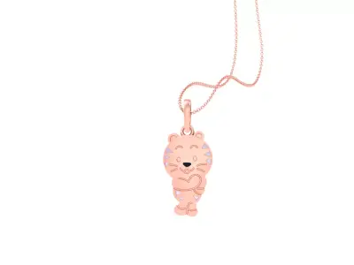 Kids Pendants 3dm STL OBJ FBX Renders Details 3D print model