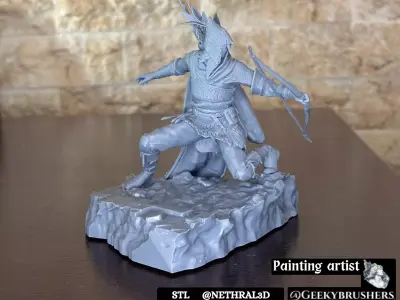 Elden Ring Nightreign Ironeye Diorama bonus standalone version 3D print model