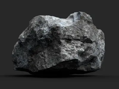 Rock 16-1 Low-poly 3D model