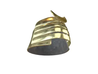 War Helmet V3 004 Low-poly 3D model