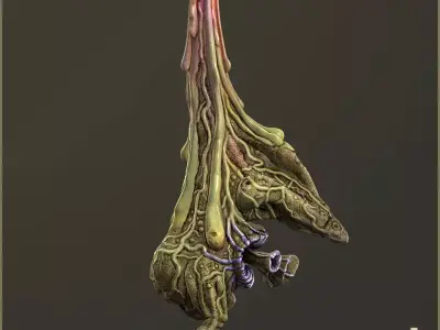 Demon Desperator Low-poly 3D model