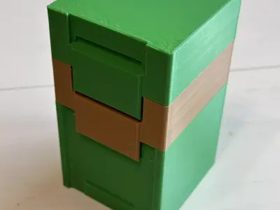 TCG CCG DECK AND DICE STORAGE BOX Free 3D print model