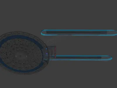 Rothwell Class Light Cruiser Free 3D model