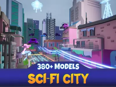 Sci-Fi Environment Pack 3D model
