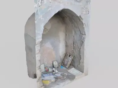 Church Ruins Shrine 3D model