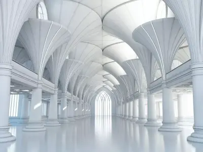 Modern Classic Interior Scene 7 3D model