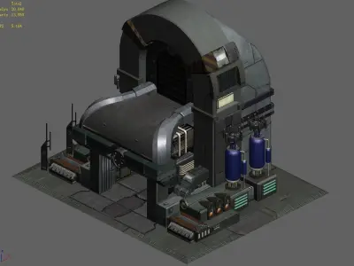Mechanical Construction - Repair Shop 023 3D model