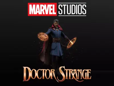Doctor Strange Low-poly 3D model