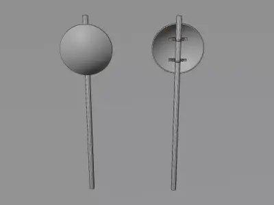 Regulatory Trafic Signs Pack Low-poly 3D model