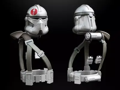 Commander Neyo One12 Scale Figure Custom STL 3D print model