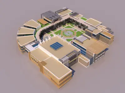 0203 - Modern Building 3D model