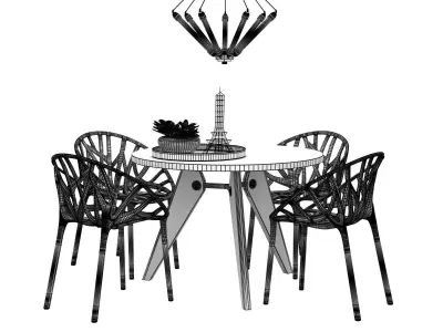 Dining Set 31 3D model
