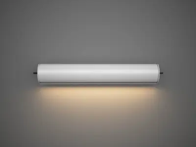 Charlotte Perriand Applique Cylindrique Longue Wall Lamp 3D model