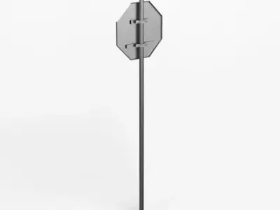 Street Information Boards 3D model