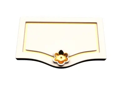 Kitchen Cabinet Door Classic Yegane Low-poly 3D model