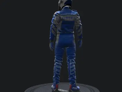 Chief Spacesuit  Low-poly 3D model