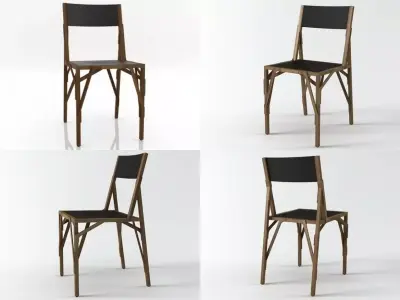 Allumette chair 3D model
