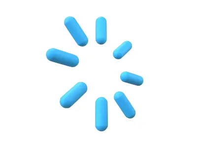 Burst Element Symbol v1 003 Low-poly 3D model