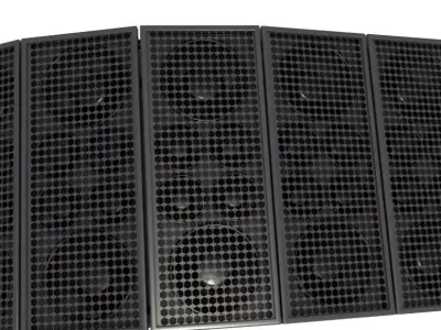 Linear Array Speaker System 3D model