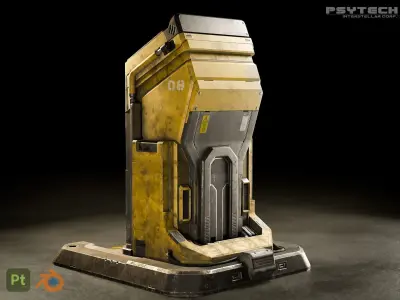 Scifi Terminal 3D model purchase
