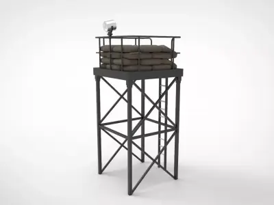 Harbour Tower guard  3D model