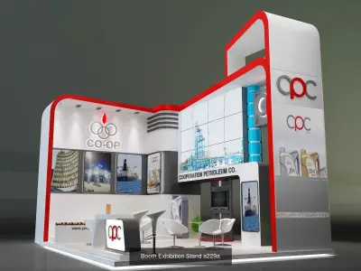 Booth Exhibition Stand G38 3D Model Pack