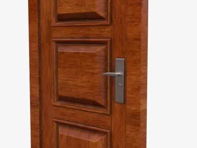 Door 02 Low-poly 3D model buy