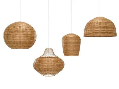 Bamboo Lamp 3D model