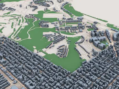 San Francisco City California 3D model