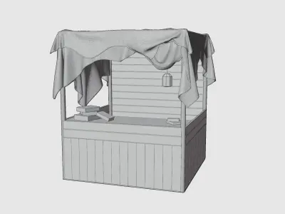 Book Shop Free 3D model