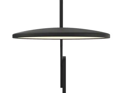 Matte Black Articulating Wall Sconce Wall Light 3D model