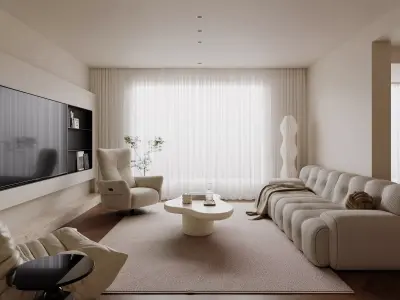 apartment interior scenes     3D model 20
