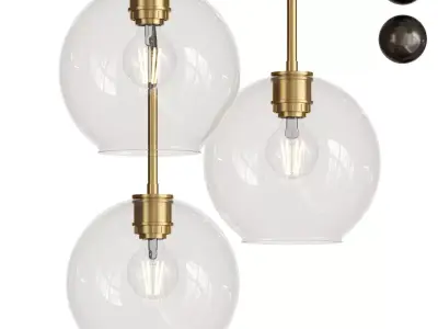 Arc Chandelier 3D Model 3D model