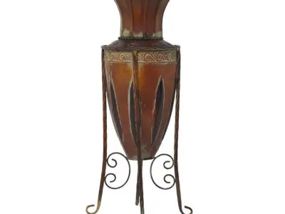 Cissell Metal Floor Vase 3D model