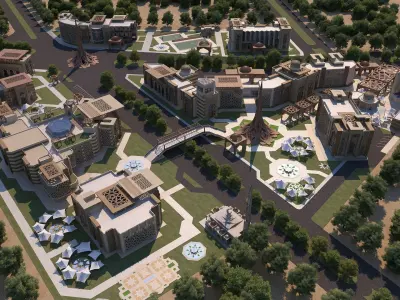 0031 - Education - Islamic Facades - 2021 - 01 - 2D-3D Files 3D model