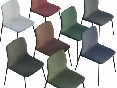 Newport dining chair 3D model