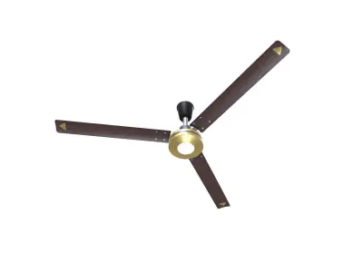 Ceiling Fan Low-poly PBR Low-poly 3D model