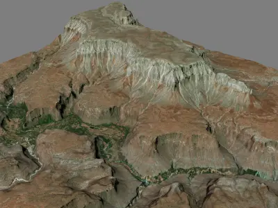 Havasu Falls 3D model
