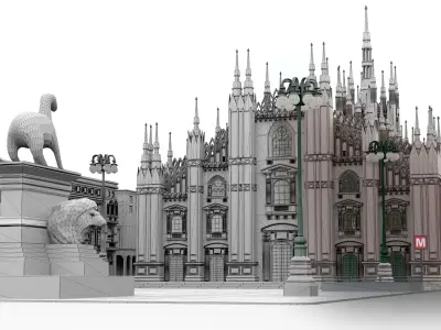 Duomo Milano 3D model